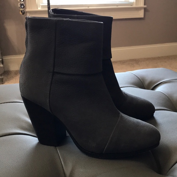 Rag & Bone Charcoal Newbury boot size 7 - Picture 2 of 5